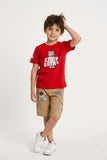 Baby clothes summer children's cartoon short sleeved set boys aged&nbsp; solid color T-shirt denim
