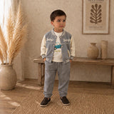 Little Athlete Outfit Grey Suite